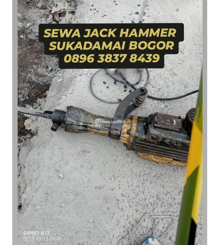 Sewa Mesin Bobok Beton Jack Hammer Siap Pakai Sukadamai - Bogor Kota