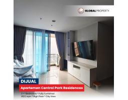 Dijual Fully Furnished Apartemen Luas 93 m2 di Central Park Residences Tower Amandine 2 Bedroom - Jakarta Barat