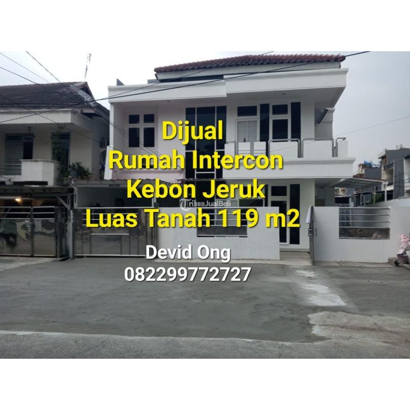 Dijual Rumah Intercon, 3 Lantai, LT. 119m2, LB. 225m2, SHM, Full Furnish - Jakarta Barat