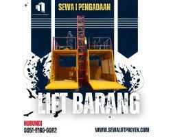 Sewa Lift Barang Mulyalift di Kalimantan Utara Kapasitas 1-4 Ton Harga Murah - Tana Tidung