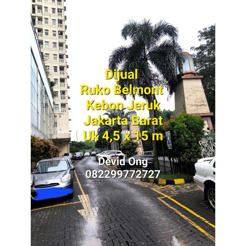 Dijual Ruko Belmont 3 Lantai di Kebon Jeruk - Jakarta Barat