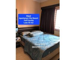 Dijual Apartemen Luas 55 m2 di City Resort Furnish di Cengkareng - Jakarta Barat