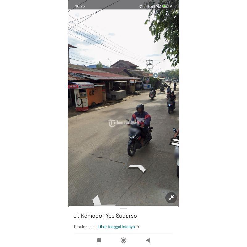 Dijual Tanah Pinggir Jalan, Luas 400m2, SHM, Komyos Sudarso, Jeruju - Pontianak