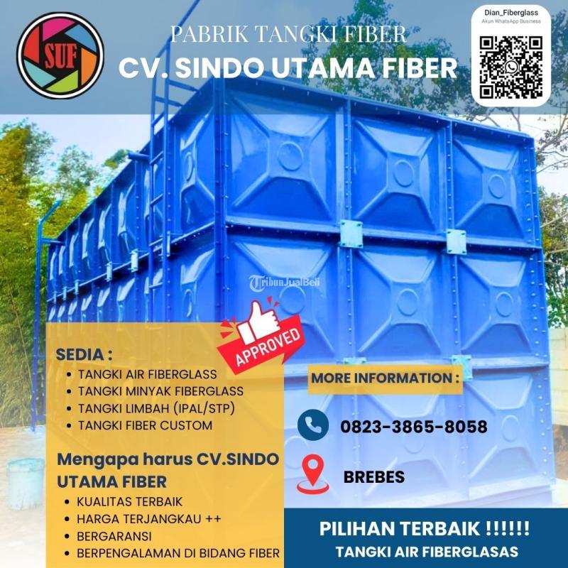 Tangki Air Fiberglass FRP 4000 Liter Terbaik Berstandar Tinggi - Brebes