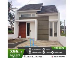 Jual Rumah Murah Minimalis Tipe 38 Baru dekat Bandara dan Exit Tol - Malang