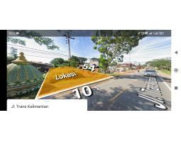 Jual Tanah Siap Bangun Ukuran 10x54 m2  Lokasi Pinggir Jalan TransKalimantan - Kubu Raya