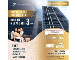 Dijual Apartemen, Luas 51m2, 2 Bedrooms, Daan Mogot City - Jakarta Barat