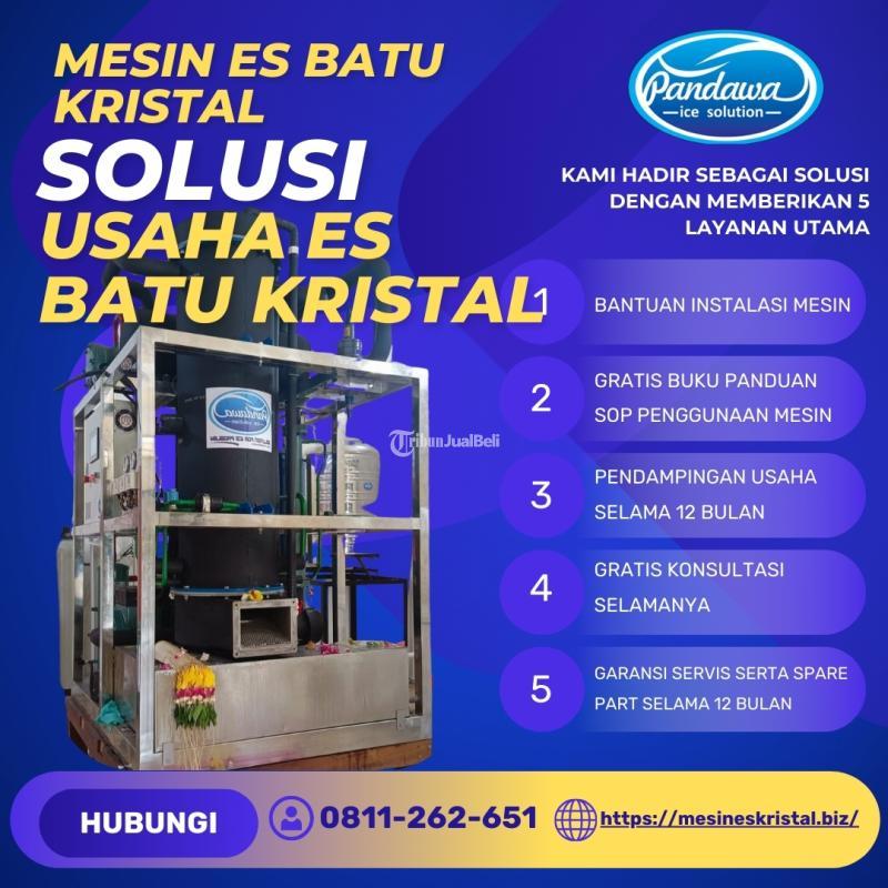Mesin Es Batu Kristal 100 Kg - Luwu Timur