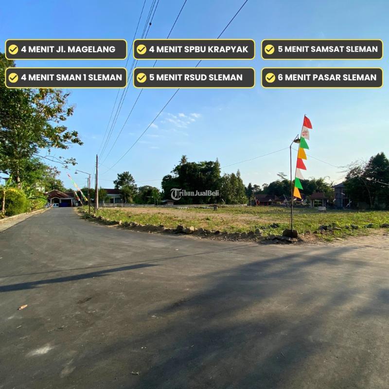 Dijual Tanah Kavling SHM Area Jalan Magelang Km 12,5 - Sleman