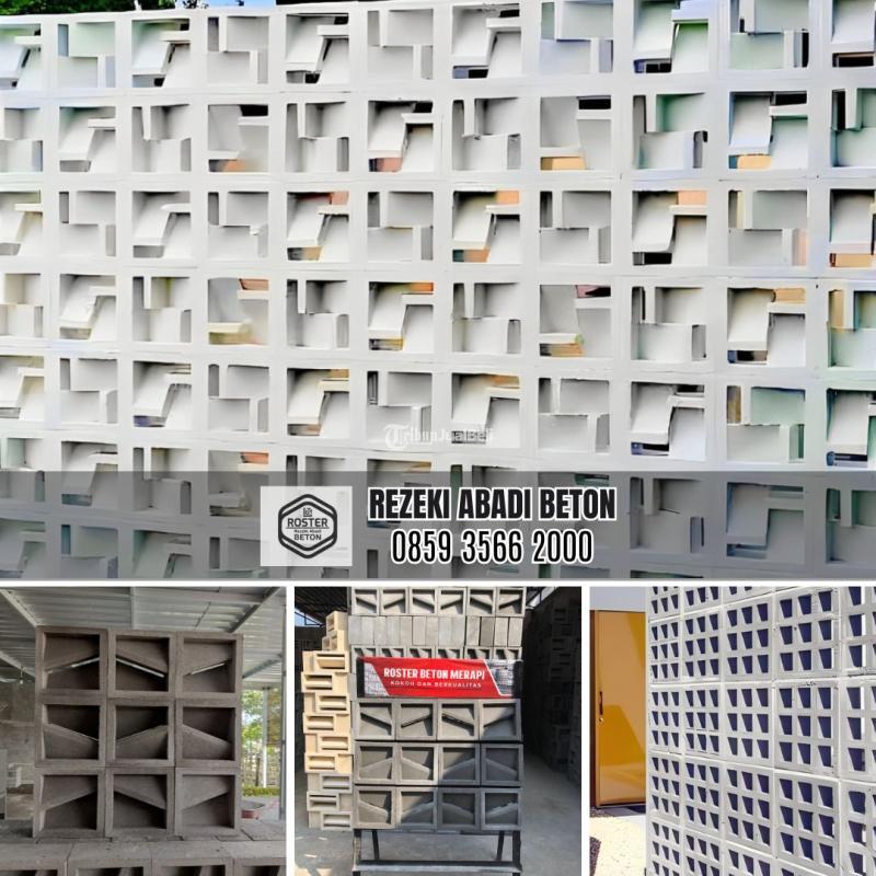 Roster Beton Pagar Rumah Modern di Balongbendo - Sidoarjo