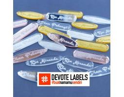 Label Akrilik DevoteLabels.com - Tulang Bawang 