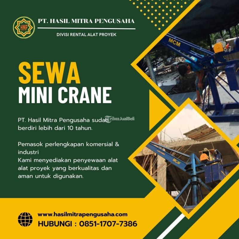 Sewa Mini Crane, Sewa Katrol Mini - Tuban