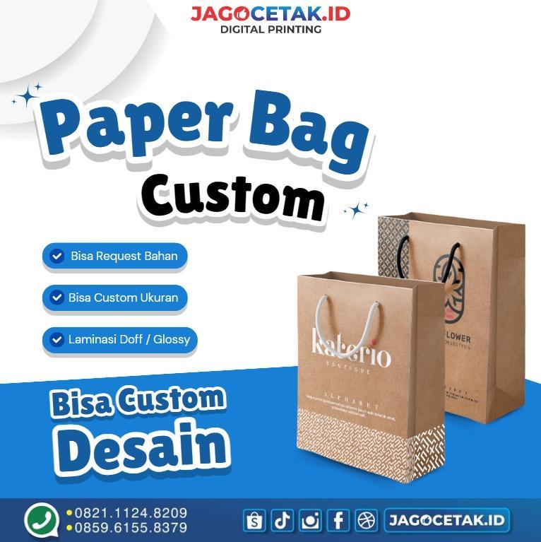 Cetak Paper Bag Custom - Sidoarjo