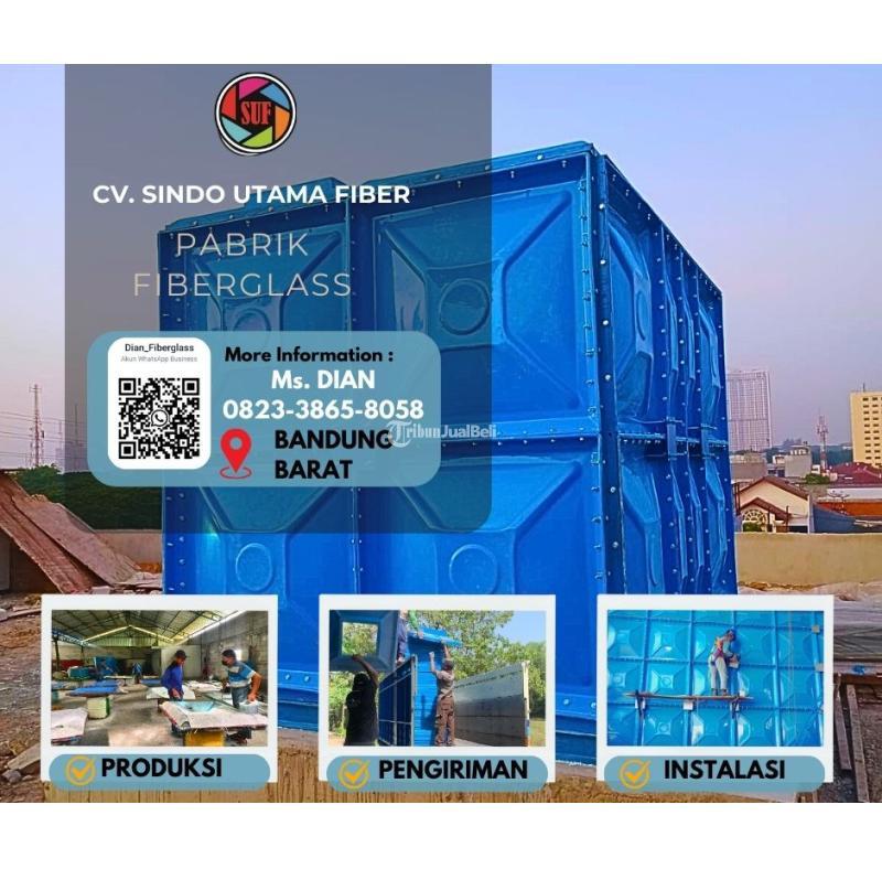 Murah Tangki Panel Fiberglass FRP Terlaris - Bandung Barat 