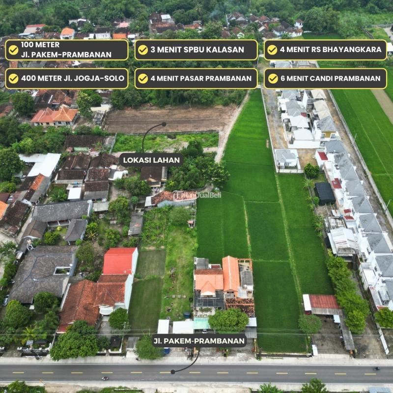 Jual Tanah Luas 120 m2 Strategis Dekat Jl. Jogja-Solo Proliman Bogem Mulai 1,99Juta Per Meter - Sleman