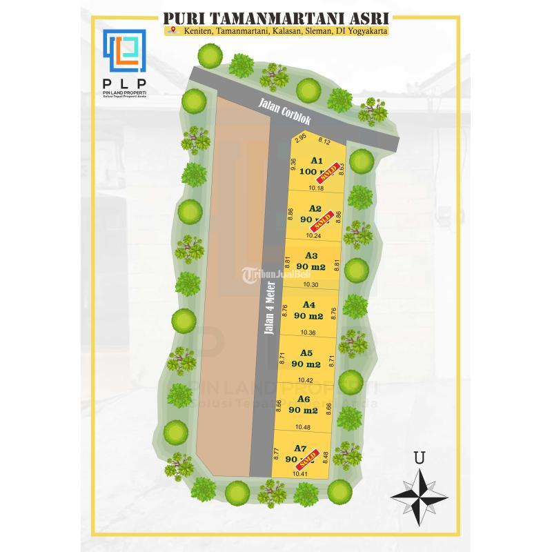 Jual Tanah Luas 120 m2 Strategis Dekat Jl. Jogja-Solo Proliman Bogem Mulai 1,99Juta Per Meter - Sleman