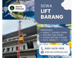 Sewa Lift Barang Alimak Passengger Hoist Murah Nego - Banda Aceh 
