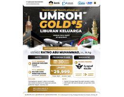 Umroh Gold Liburan 30 Juni 2025 9 Hari Free Kereta Cepat - Jakarta Pusat