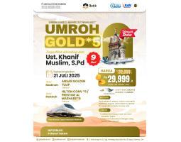 Umroh Gold 21 Juli 2025 9 Hari Start Jakarta Free Kereta Cepat - Jakarta Pusat