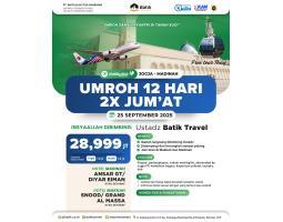 Umroh 2x Jumat 25 September 2025 12 Hari Start Jogja Free Thaif - Yogyakarta