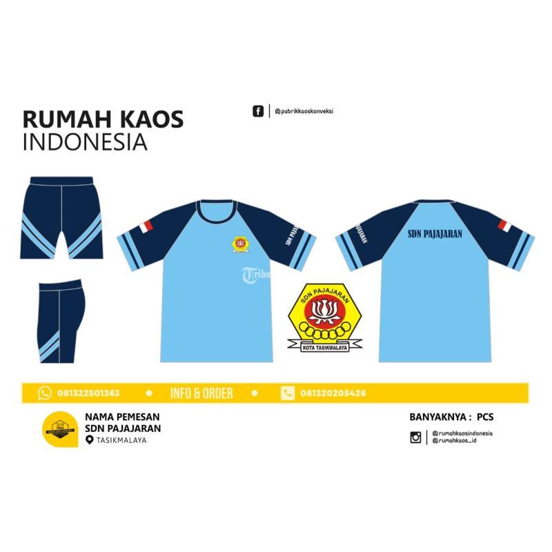 Terlaris Seragam Custom Bordir Siak Kaos Sablon Sekolah - Siak
