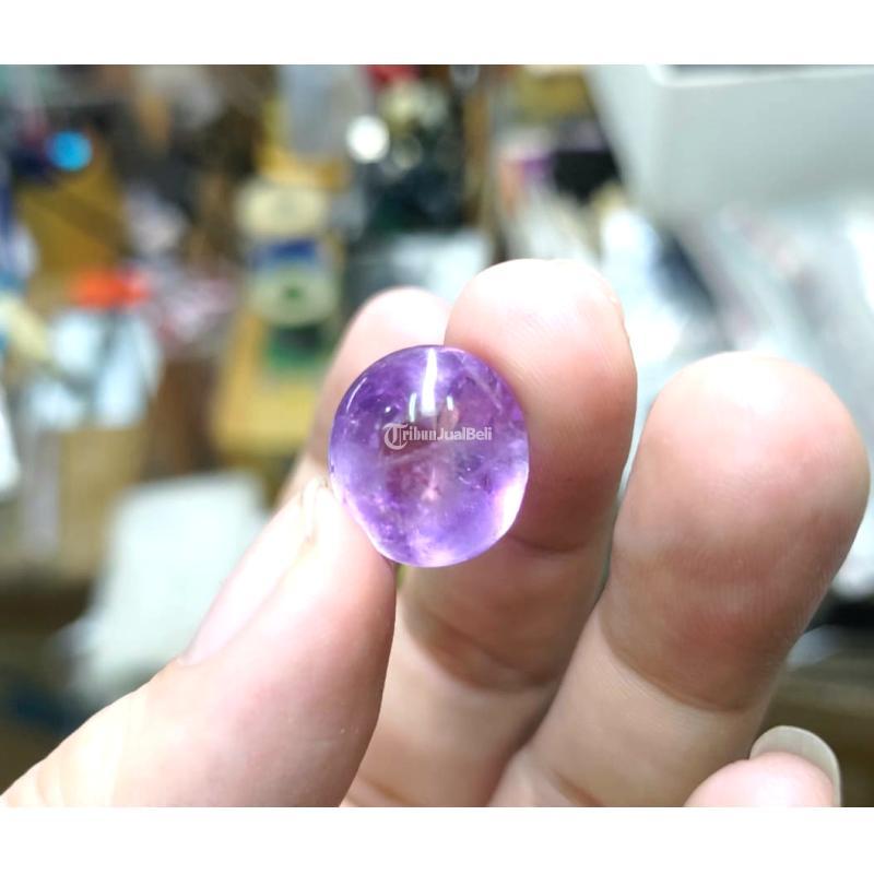 Batu Kecubung Amethyst KCB016 Loose Stone Indah Luster Istimewa - Jakarta Pusat