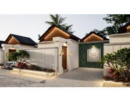 Jual Villa Indah Luas 120 m2 Baru di Jimbaran, Suasana Asri Dekat Pura Goa Gong - Badung