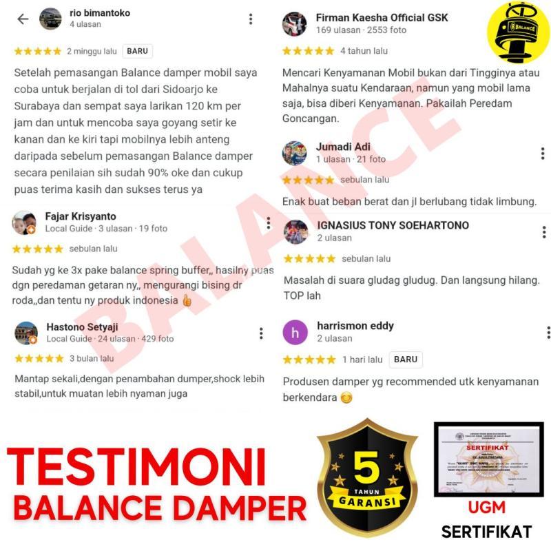 Nyaman Empuk Stabil Mobilnya Segera Pasang Balance Spring Buffer - Medan