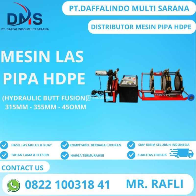 Supplier Mesin Sambung Pipa Hdpe 315mm, Hydraulic Butt Fusion - Jakarta Timur