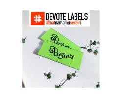 Percetakkan Label Woven Damask PT. Devote Labelindo - Kepulauan Mentawai  