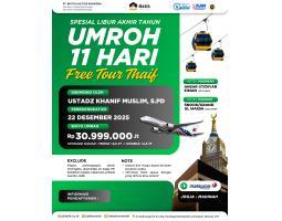 Umroh Akhir Tahun 22 Desember 2025 11 Hari Start Jogja FREE Thaif 96 - Yogyakarta