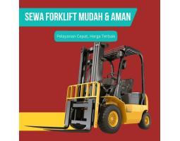 Sewa Forklift Buaran Bambu   Sewa Harian hingga Bulanan, Fleksibel - Tangerang
