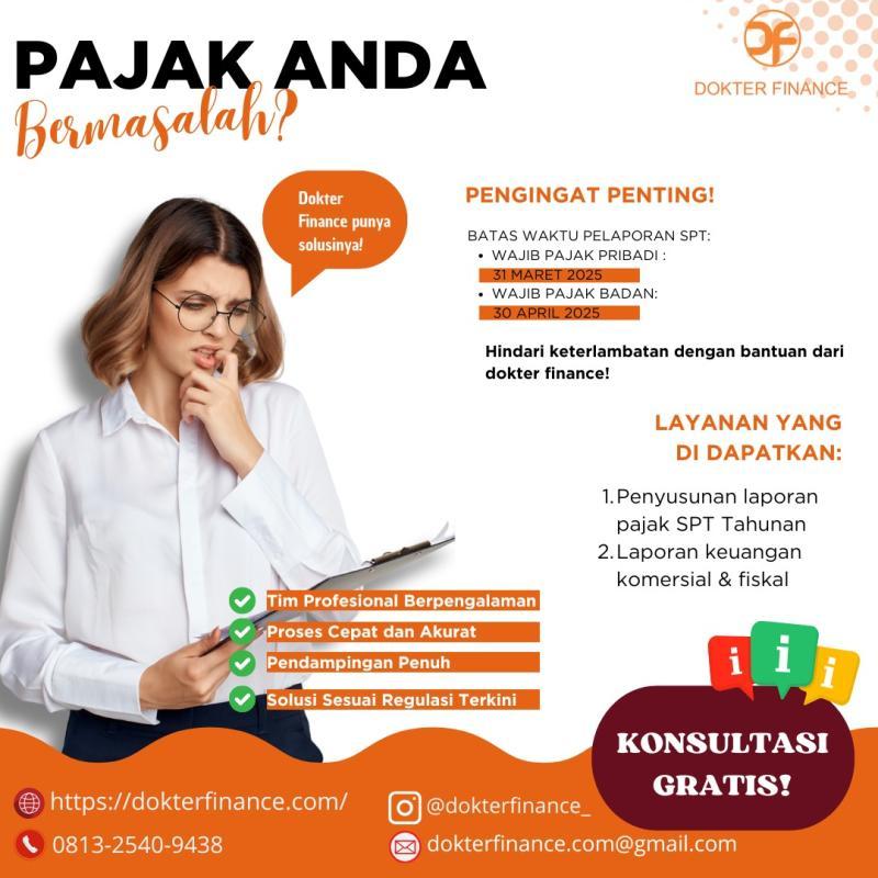 Jasa Tata Kelola Keuangan, Pelaporan Pajak Bulanan Perusahan - Bali