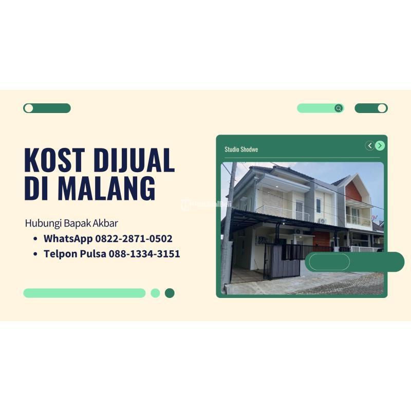 Dijual Rumah Kost 5 Menit Exit Tol Singosari Tipe 62 7KT 7KM - Malang 