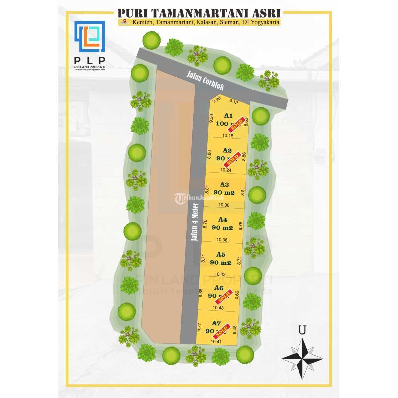 Dijual Tanah Strategis, Luas 90m2, SHM, Dekat Jl. Jogja-Solo, Proliman Bogem, Harga Mulai 2,1Juta Per Meter - Yogyakarta