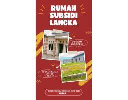 Jual Rumah Subsidi Tipe 36 Baru Terbaik Kavling Luas Dikawasan Sei Mencirim - Deli Serdang