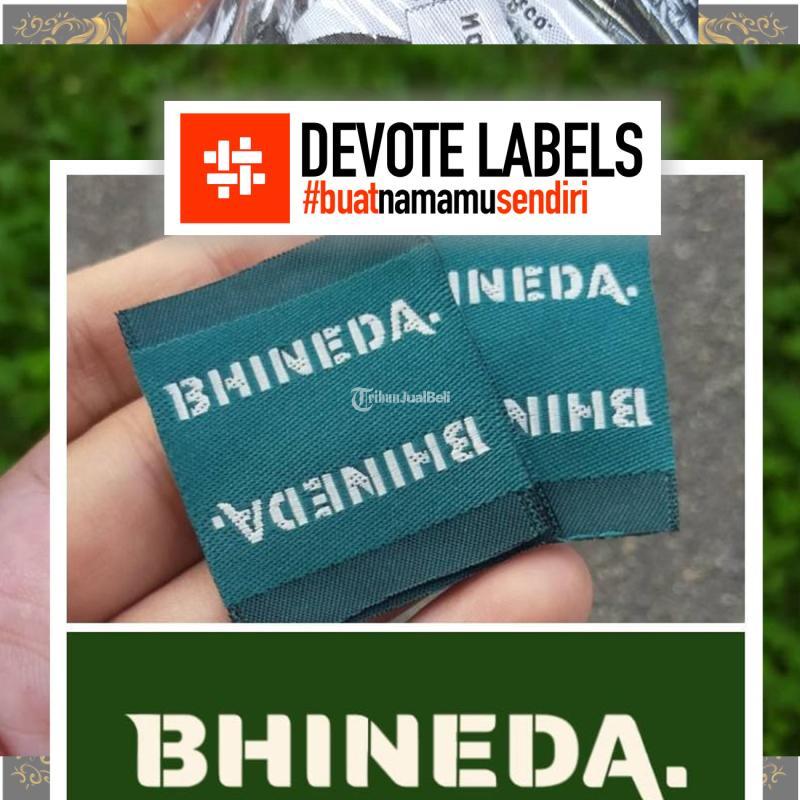 Cetak Label Woven Damask Devotelabels - Padang