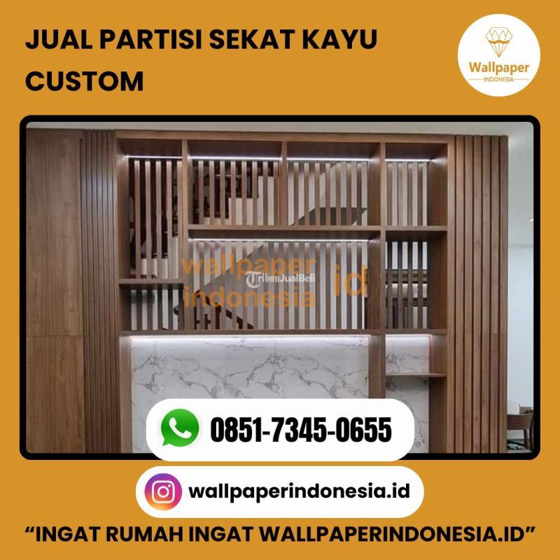 Partisi Sekat Kayu Custom - Malang Kota