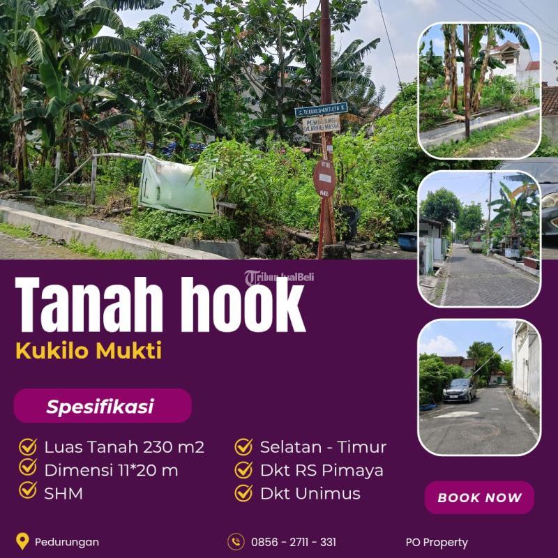 Dijual Tanah Hook Siap Bangun Kukilo Mukti Fatmawati Pedurungan - Semarang
