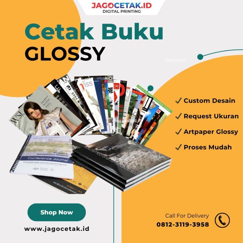 Jasa Cetak Buku Glossy - Sidoarjo 