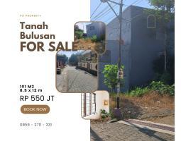 Dijual Tanah Hook Luas 101m2 SHM Siap Bangun Bulusan Tembalang Dekat Kampus Undip - Semarang Kota