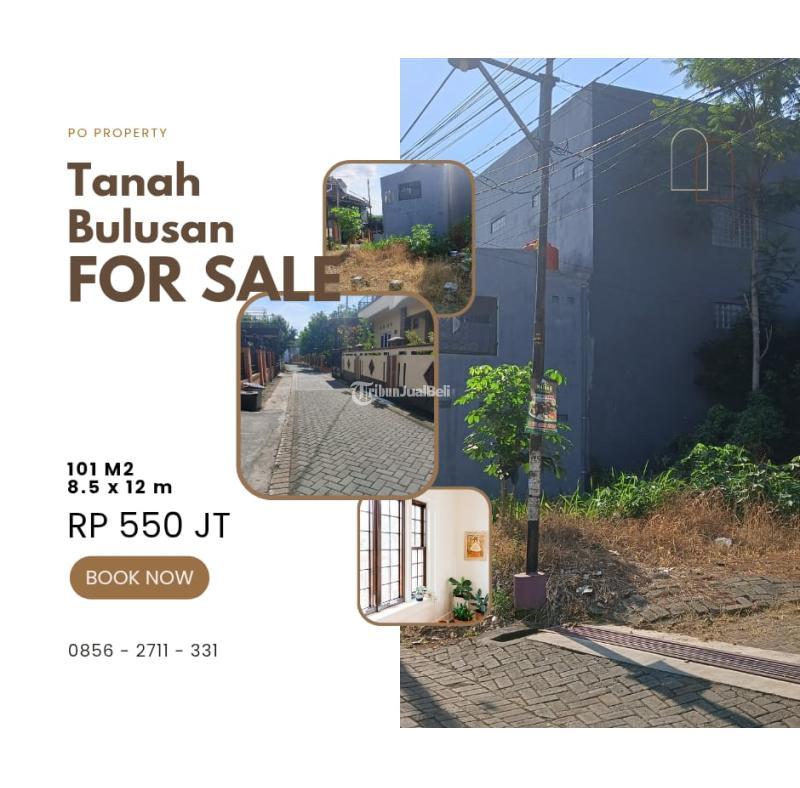 Dijual Tanah Hook Luas 101m2 SHM Siap Bangun Bulusan Tembalang Dekat Kampus Undip - Semarang Kota