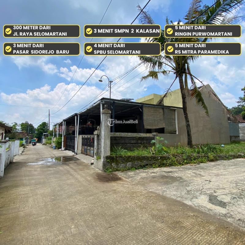 Dijual Tanah Murah, Luas 90m2, SHM, Timur Pasar Sidorejo, Sleman - Yogyakarta