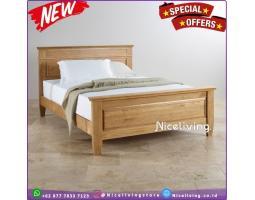 Produsen Dipan Tempat Tiudr Natural Plus Solid Jati - Jepara