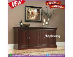 Bufet Terbaru Kayu Plus Jati Rak Piring Terbaru Indonesian Furniture - Jepara