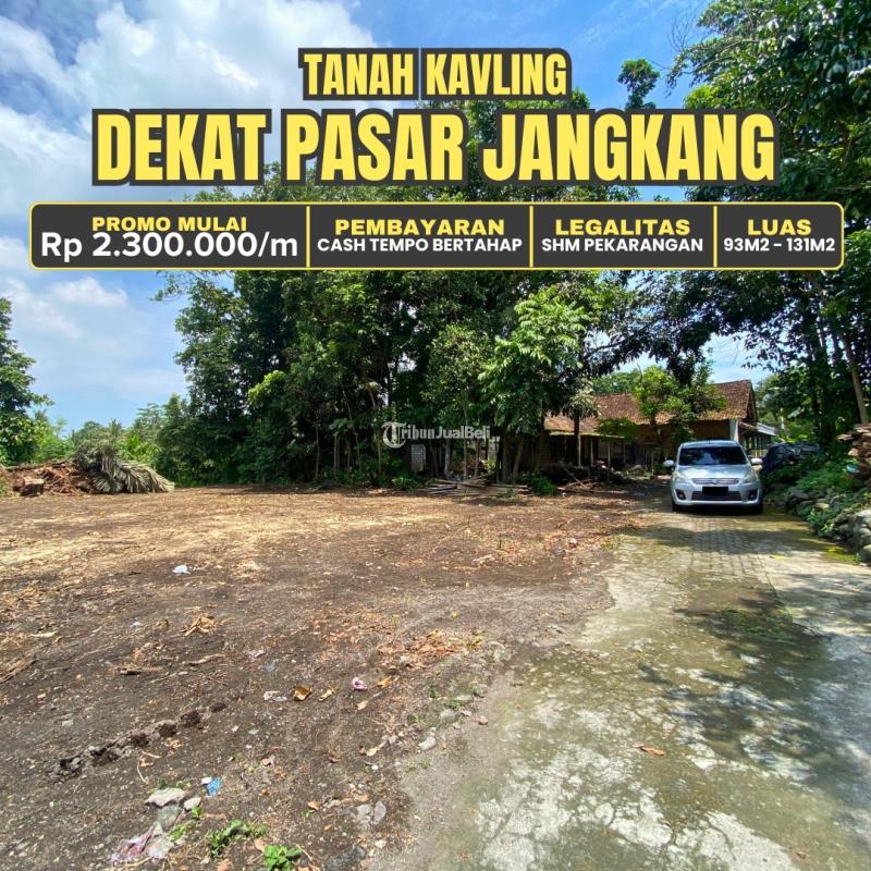 Dijual Tanah Strategis Legalitas Aman dekat Pasar Jangkang Legalitas SHM - Sleman 