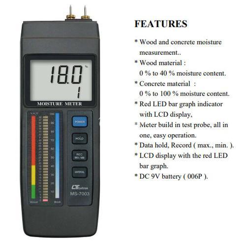 Supplier Lutron MS-7003 Moisture Meter - Jakarta Selatan