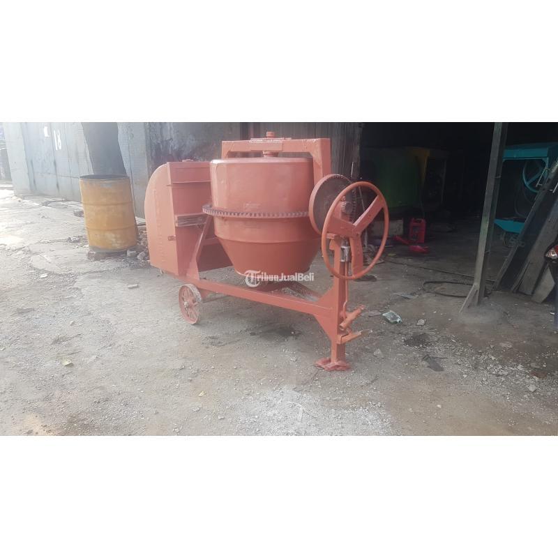 Mesin Mixer Cor Beton Iron Globe Gentong 450 Liter Termurah Cikupa - Tangerang