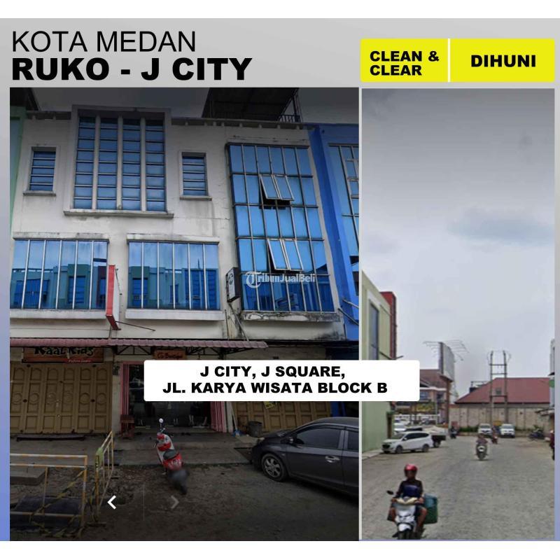 Dijual Ruko di J City Posisi Cantik di Jl. Karya Wisata, Kel. Pangkalan Masyhur - Medan