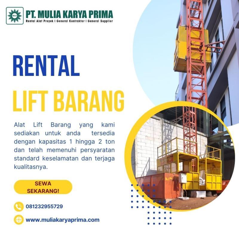 Sewa Lift Barang, Murah - Lampung